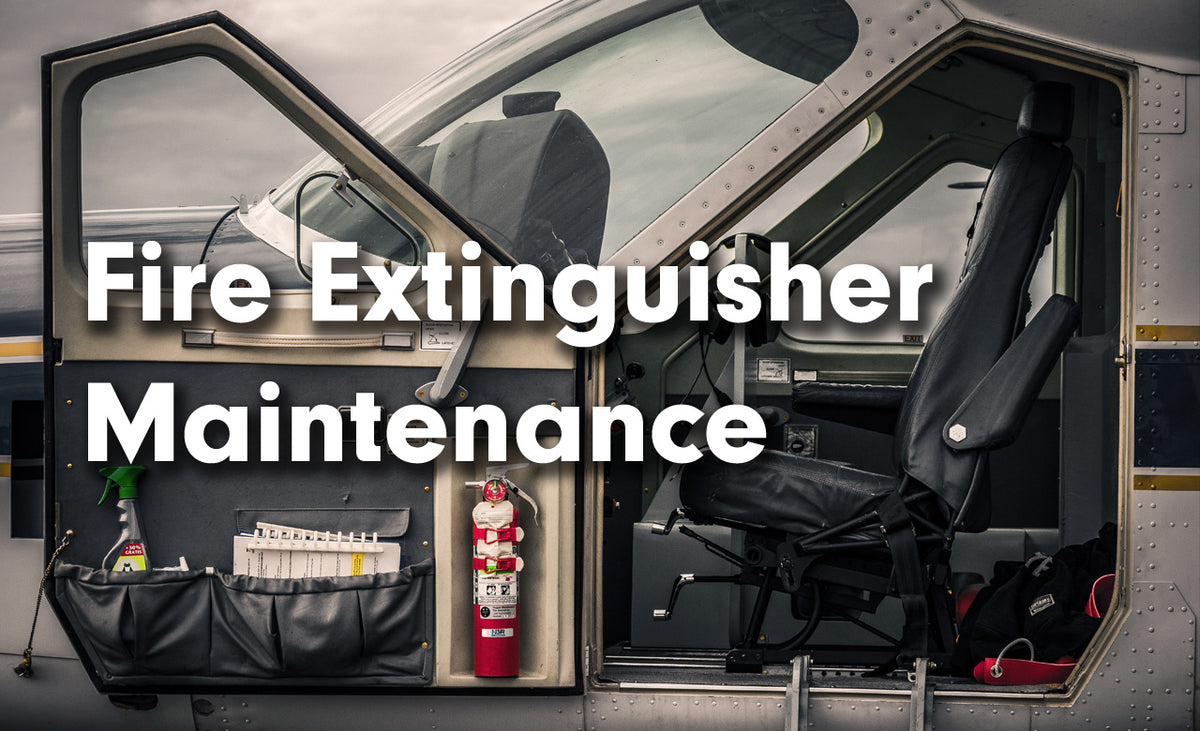 Inspection & Maintenance for Aircraft Fire Extinguishers H3R Aviation