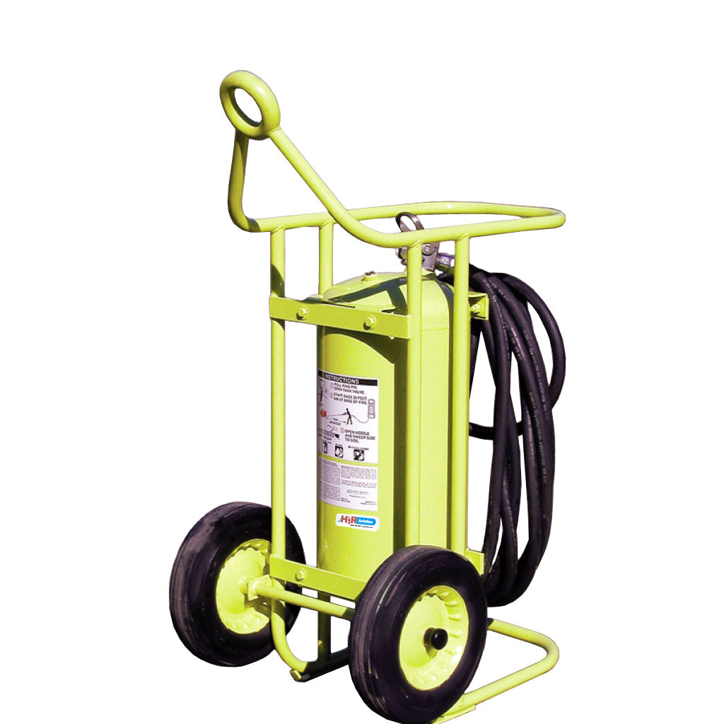 600K - 150 lb. Wheeled Halon Fire Extinguisher