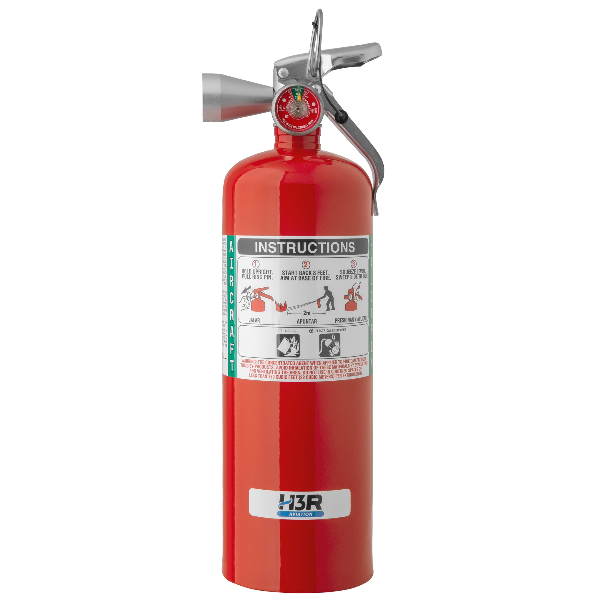 Halon-alternative Halotron® 1 fire extinguisher Model B394TS