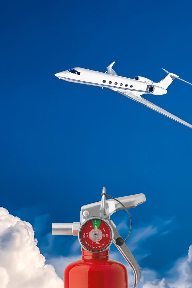 Halon & Halon-Free Aircraft Fire Extinguishers | H3R Aviation