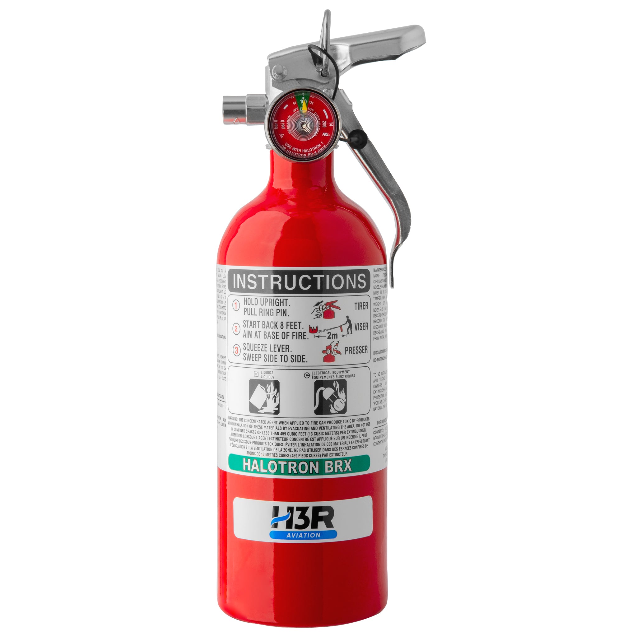 A337TS - 1.79 lb. Halotron BrX Fire Extinguisher