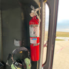 H3R Aviation 347TS - 3.75 lb. Halotron BrX Fire Extinguisher - in helicopter