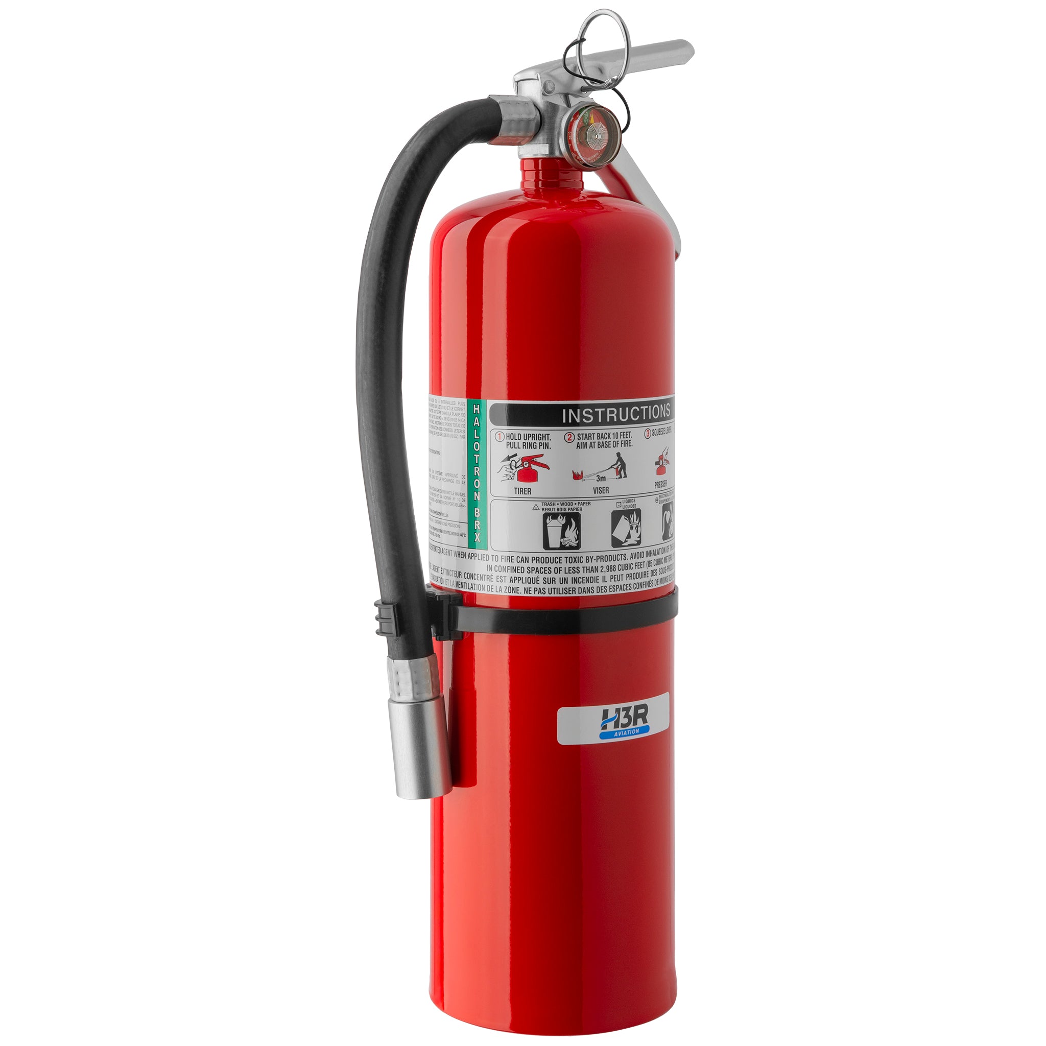 H3R Aviation 351 - 12.5 lb. Halotron BrX Fire Extinguisher