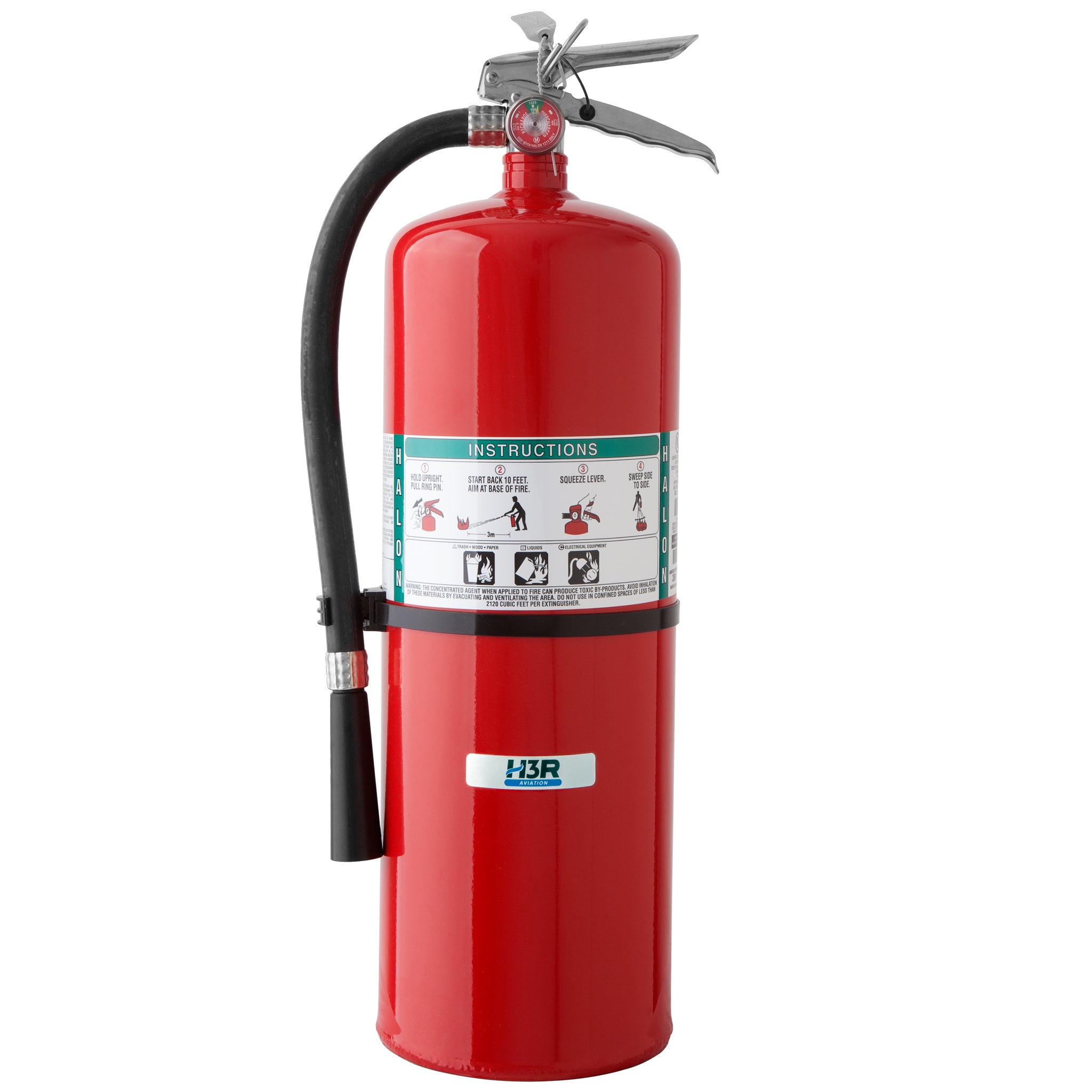 361 - 17.0 lb. Halon Fire Extinguisher