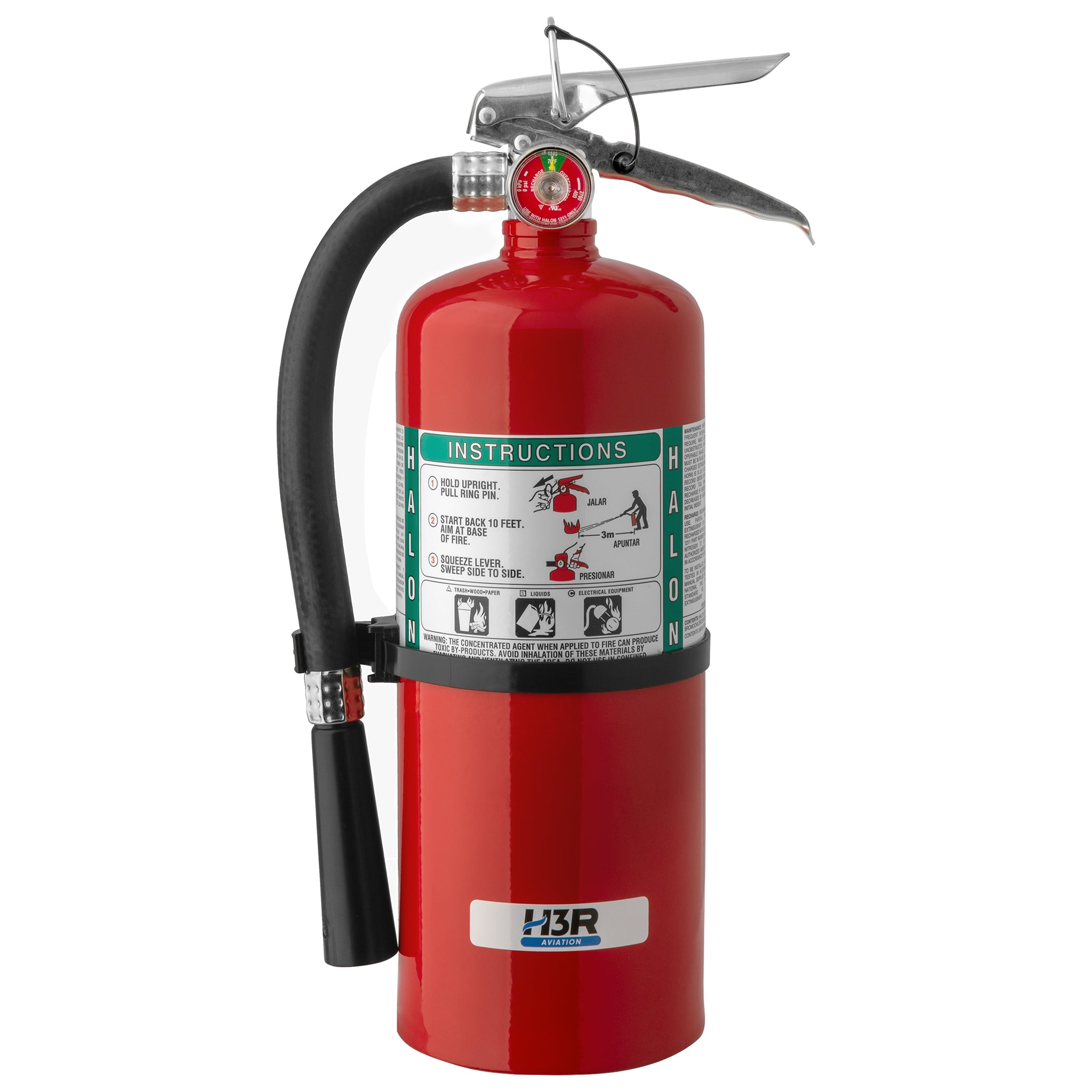 H3R Aviation - 369- 9.0 lb. Halon Fire Extinguisher without bracket