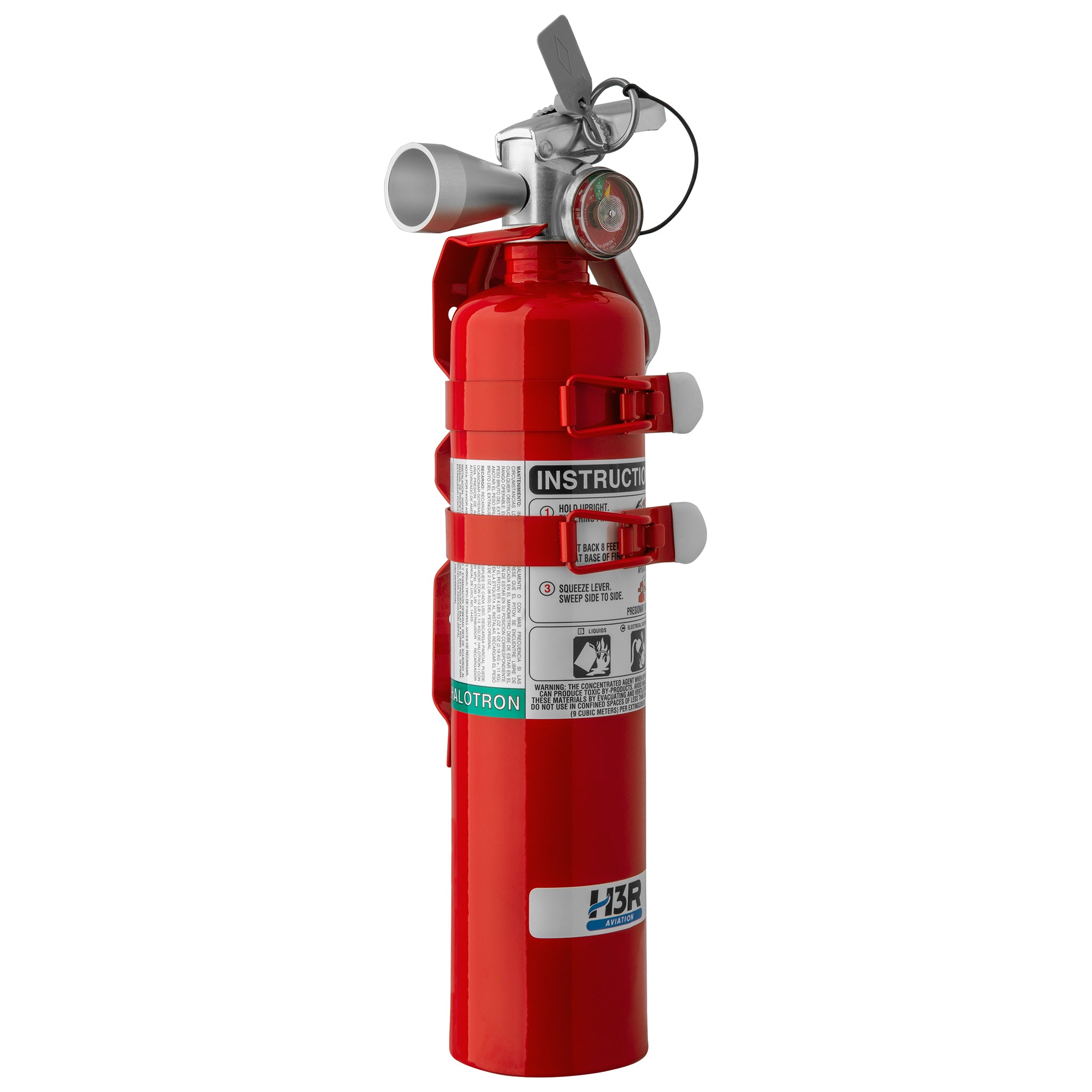 H3R Aviation model B385TS - 2.5 lb. Halotron 1 Fire Extinguisher