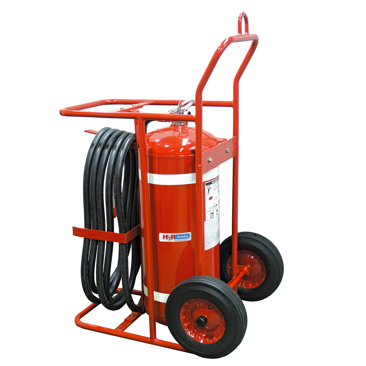 H3R Aviation Model B674 - 150 lb. Wheeled Halotron 1 Fire Extinguisher