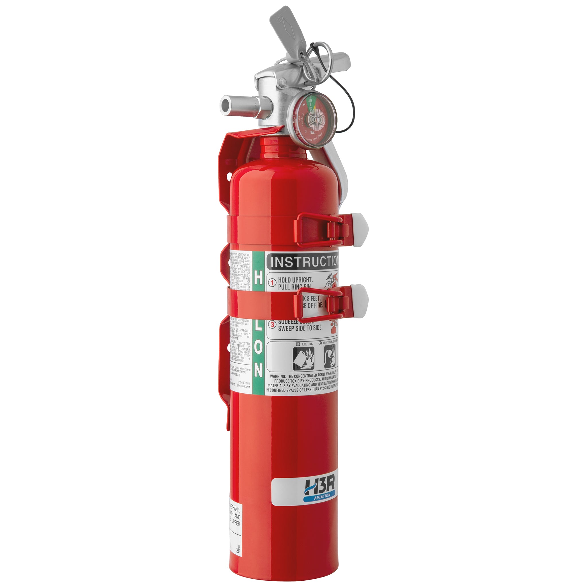 H3R Aviation model C352TS - 2.5 lb. Halon Fire Extinguisher