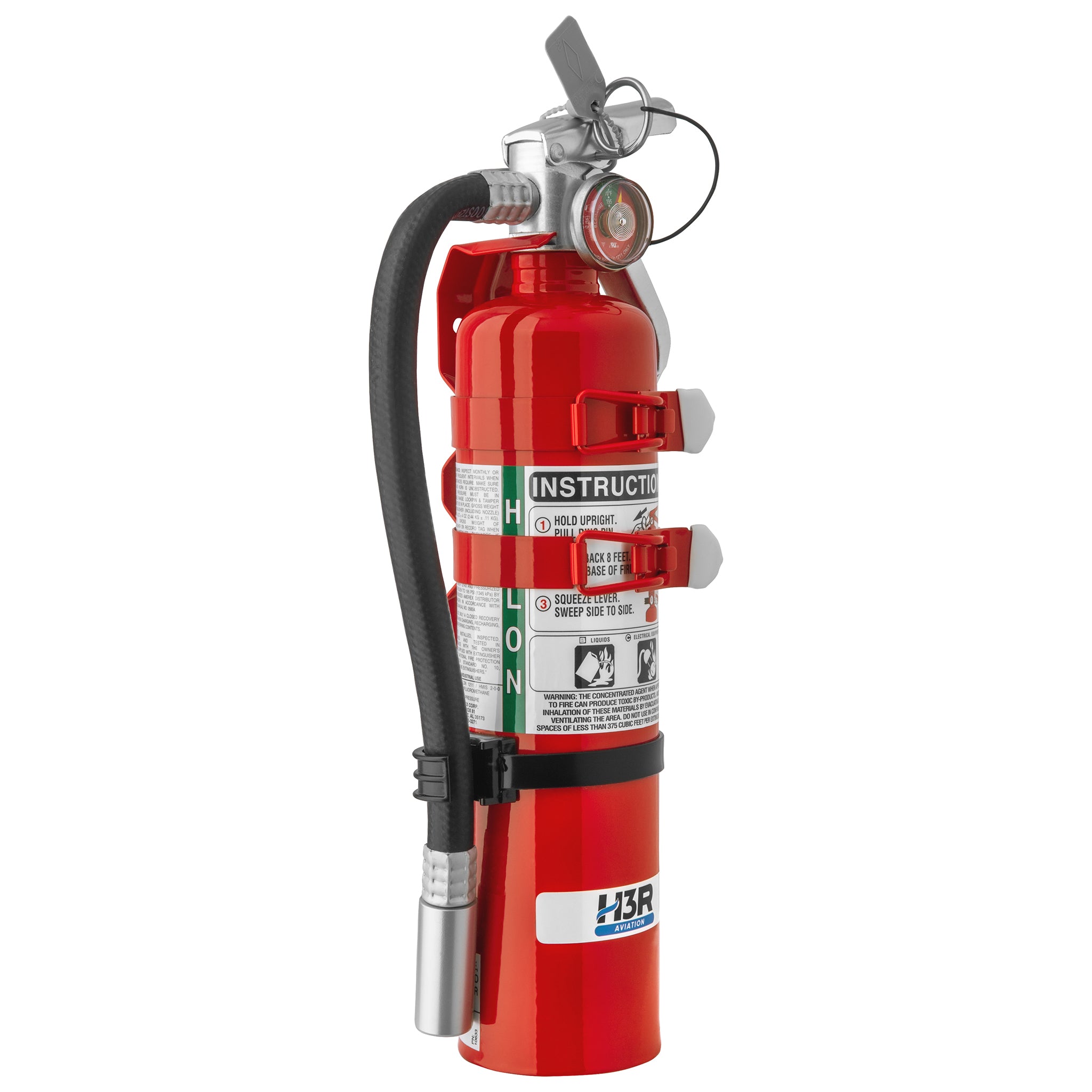 H3R Aviation model C354TS - 3 lb. Halon Fire Extinguisher
