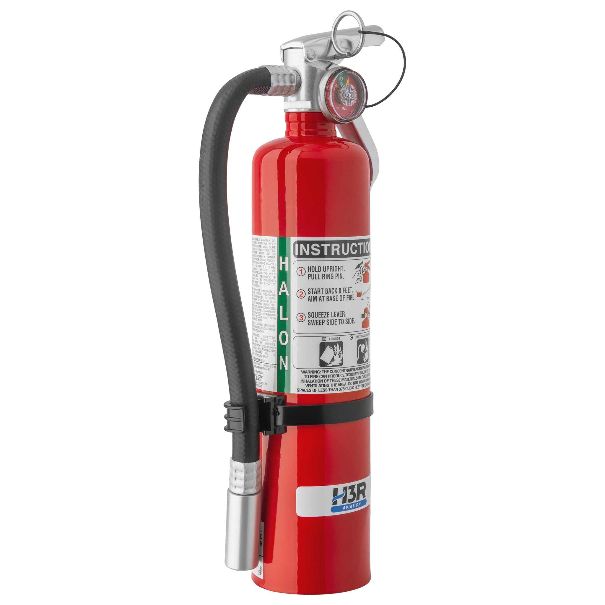 H3R Aviation model C354TS - 3 lb. Halon Fire Extinguisher