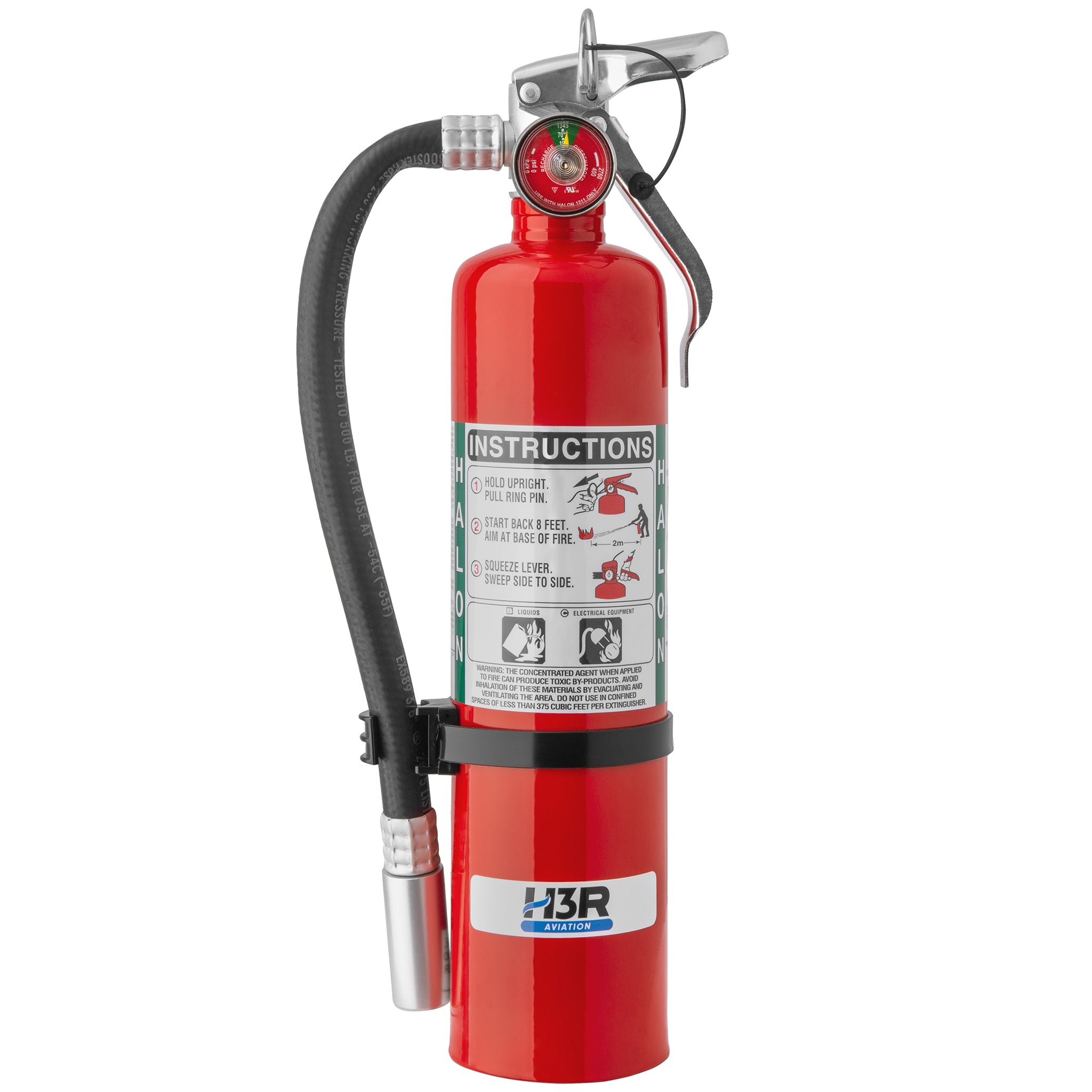 H3R Aviation model C354TS - 3 lb. Halon Fire Extinguisher